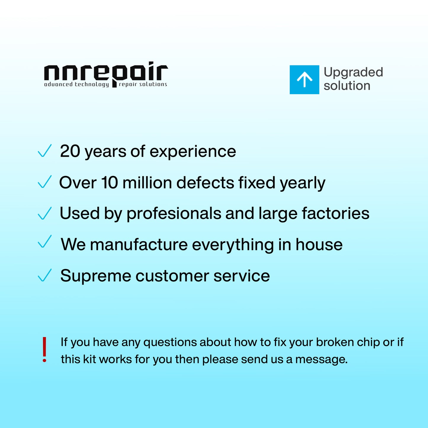 Corian Repair Kit (Clear, Black & Acrylic Color) - Ideal as Quartz Countertop Repair Kit I Works Great for Marble, Porcelain, Ceramic & Granite Surfaces I Also for Bathtub & Tile Repair Kit