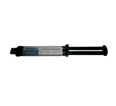 CLEAR DUAL CURE MATERIAL IN DOUBLE SYRINGE - FLOW 6.0 Grams