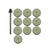 POLISHING SET - LARGE (10 POLISHING WHEELS + 1 MANDREL)